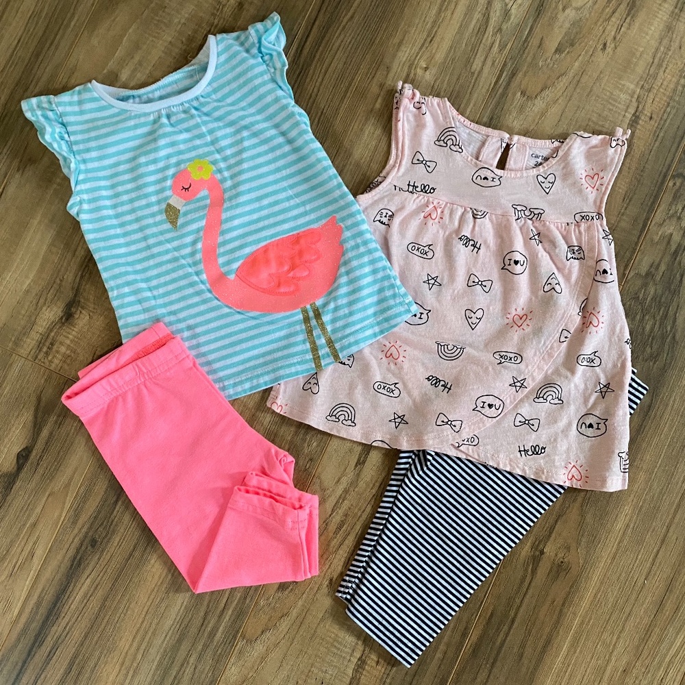 NEW Carter's Capri Outfit Bundle 24 Mo